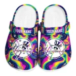 personalized new york yankees swirling mushrooms clogs best selling