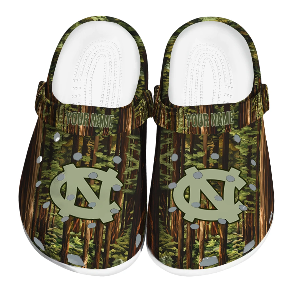 personalized north carolina tar heels woods forest designs clogs best selling personalized north carolina tar heels woods forest designs clogs best selling