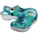 personalized north texas mean green tropical fish ocean clogs best selling