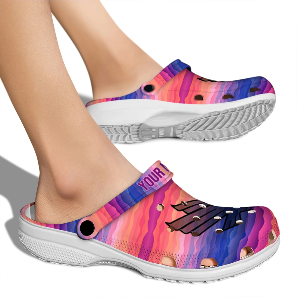 personalized north texas mean green wavy stripes clogs fashion forward personalized north texas mean green wavy stripes clogs fashion forward