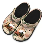 personalized northern illinois huskies desert cactus pattern clogs best selling
