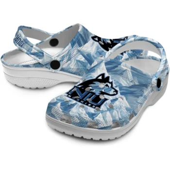 personalized northern illinois huskies mountain artwork clogs high quality