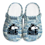 personalized northern illinois huskies sea swirls clogs best selling