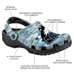 personalized northern illinois huskies sea swirls clogs best selling