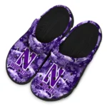 personalized northwestern wildcats snowy hills clogs best selling