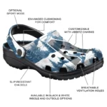 personalized northwestern wildcats snowy mountains clogs best selling