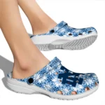 personalized notre dame fighting irish snowflake mosaic clogs best selling