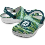personalized oakland athletics hills illustration clogs best selling