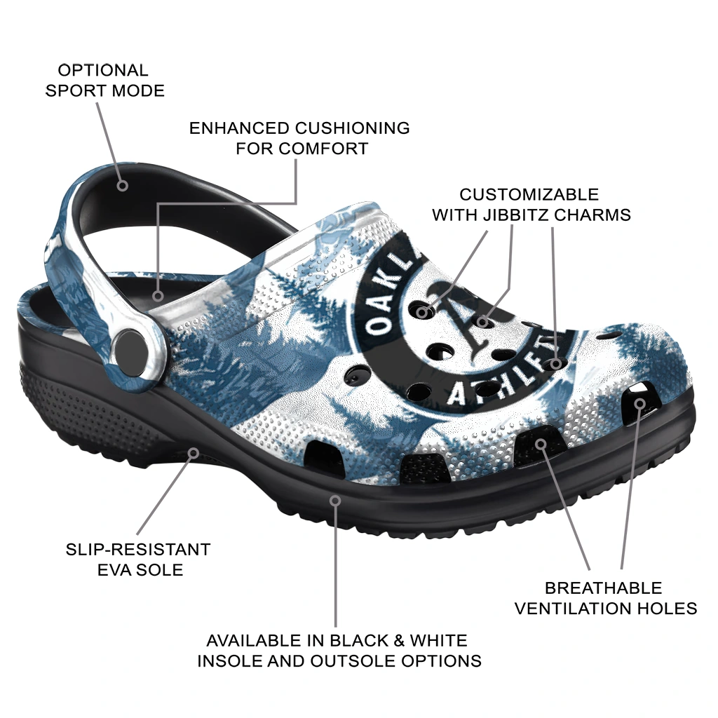personalized oakland athletics snowy mountains clogs new arrival personalized oakland athletics snowy mountains clogs new arrival