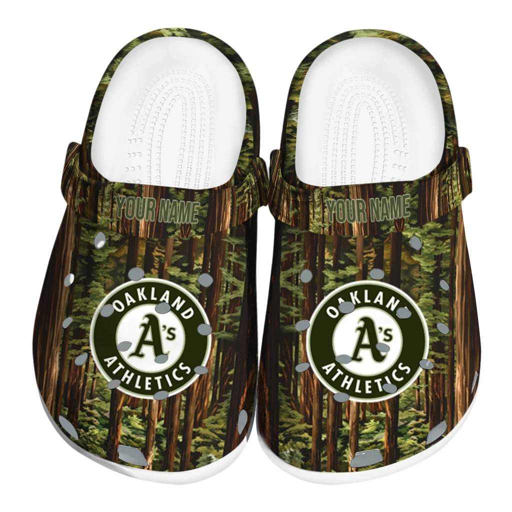 personalized oakland athletics woods forest designs clogs best selling personalized oakland athletics woods forest designs clogs best selling