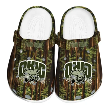 personalized ohio bobcats woods forest designs clogs best selling