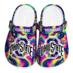 personalized ohio state buckeyes swirling mushrooms clogs best selling