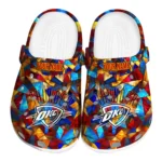personalized oklahoma city thunder prism pieces clogs best selling