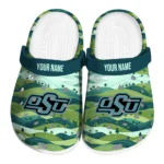 personalized oklahoma state cowboys hills illustration clogs best selling