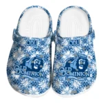 personalized old dominion monarchs snowflake mosaic clogs best selling
