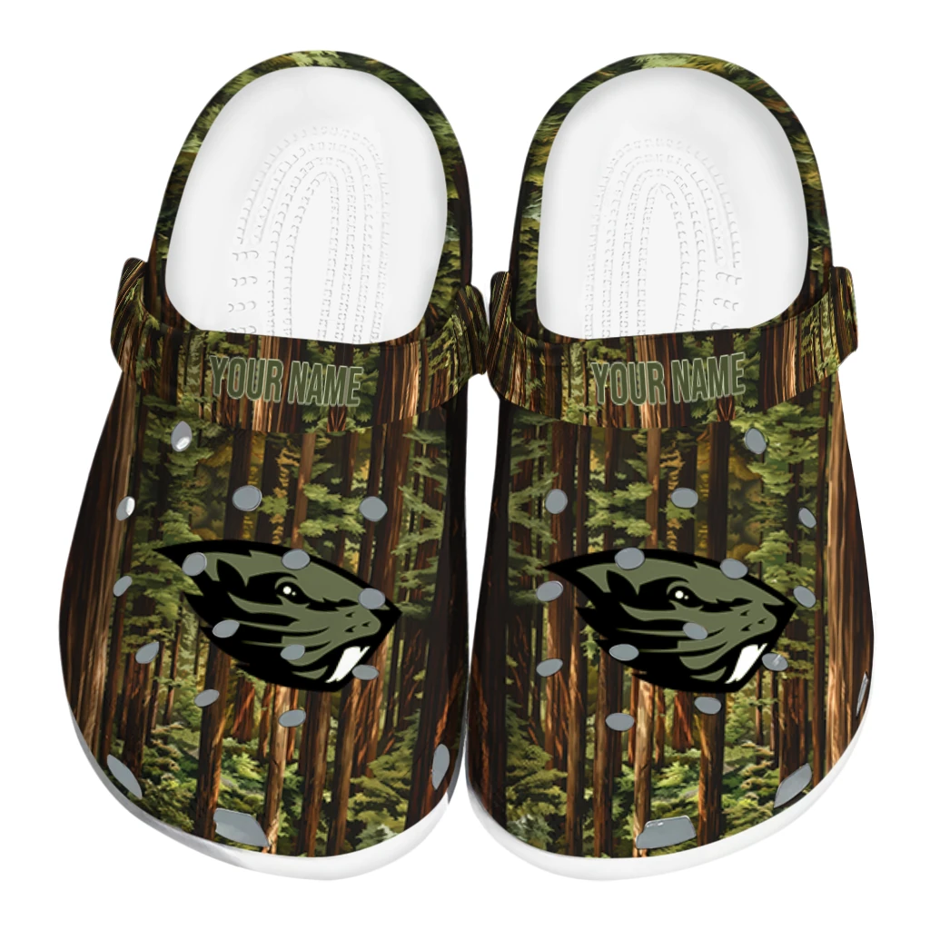 personalized oregon state beavers woods forest designs clogs best selling personalized oregon state beavers woods forest designs clogs best selling