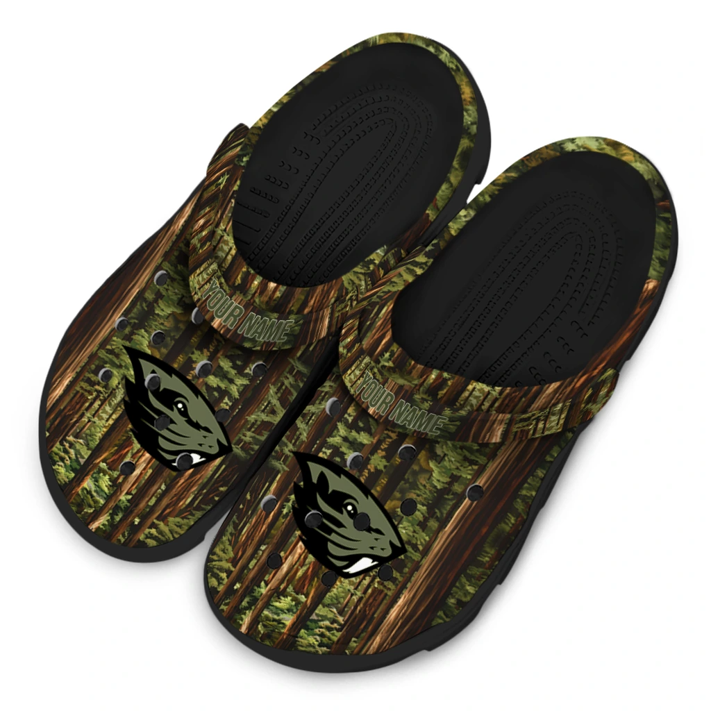 personalized oregon state beavers woods forest designs clogs latest model personalized oregon state beavers woods forest designs clogs latest model