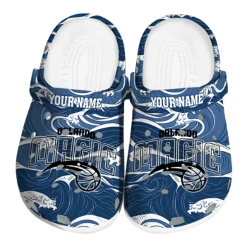 personalized orlando magic wave flow clogs best selling