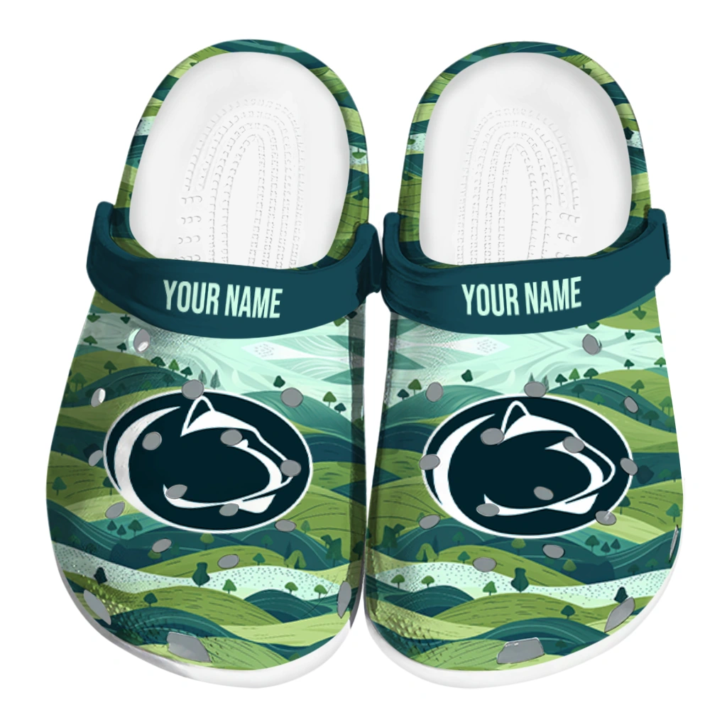 personalized penn state nittany lions hills illustration clogs best selling personalized penn state nittany lions hills illustration clogs best selling