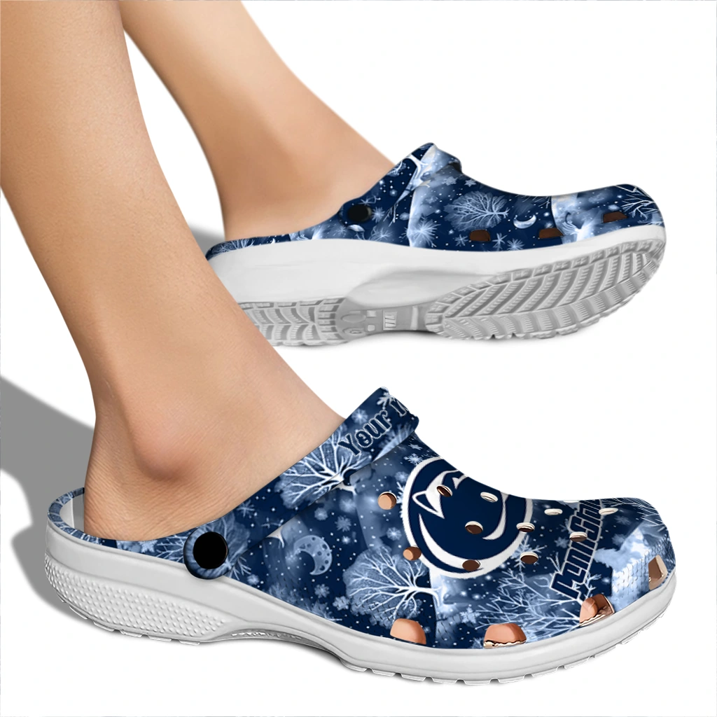 personalized penn state nittany lions snowy hills clogs fashion forward personalized penn state nittany lions snowy hills clogs fashion forward
