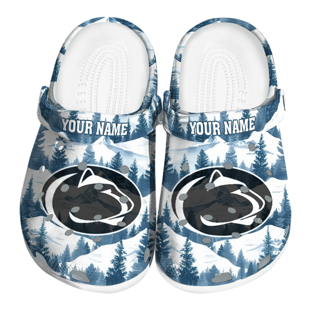 personalized penn state nittany lions snowy mountains clogs best selling personalized penn state nittany lions snowy mountains clogs best selling