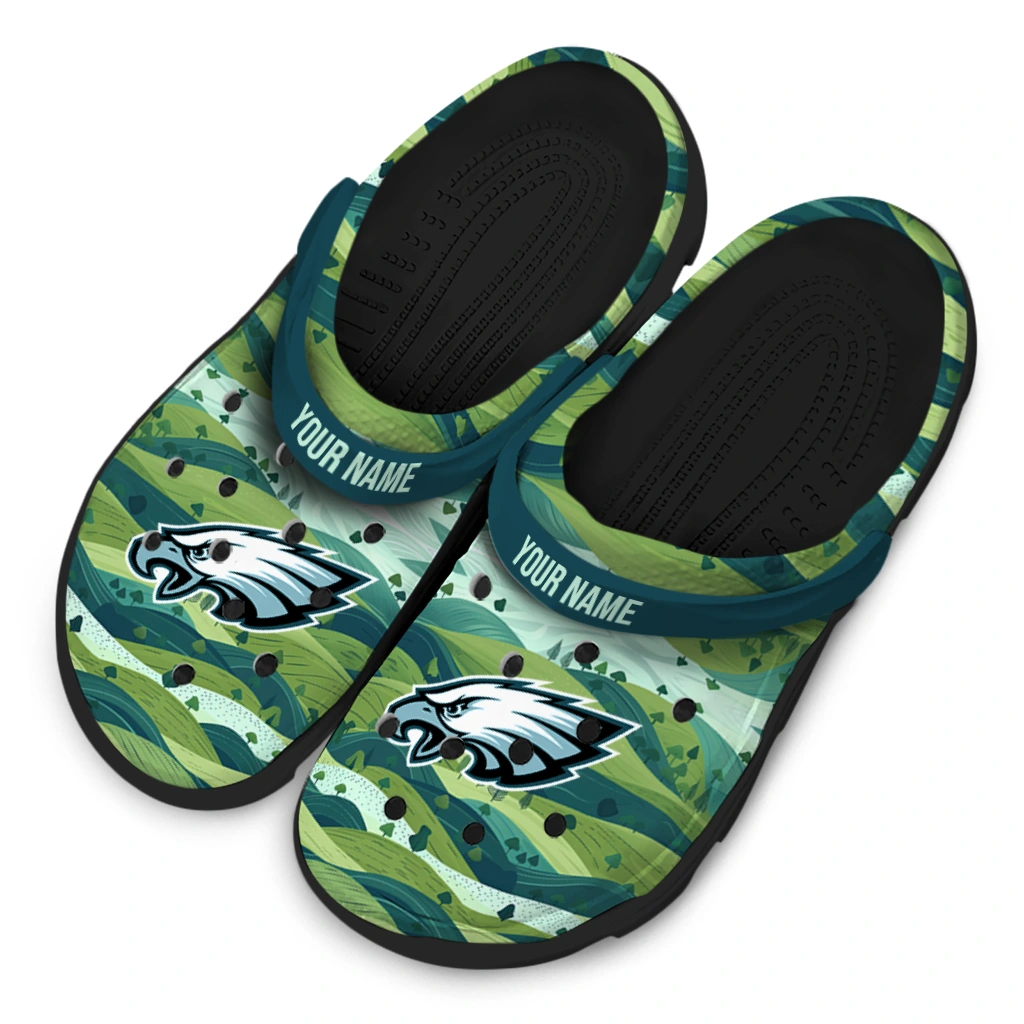 personalized philadelphia eagles hills illustration clogs latest model personalized philadelphia eagles hills illustration clogs latest model