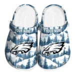 personalized philadelphia eagles snowy mountains clogs best selling