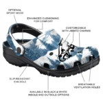 personalized philadelphia eagles snowy mountains clogs best selling