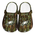 personalized philadelphia eagles woods forest designs clogs best selling