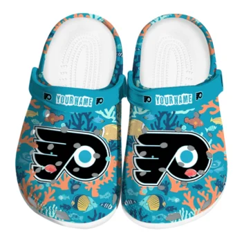 personalized philadelphia flyers tropical fish ocean clogs best selling