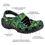 personalized philadelphia flyers tropical leaves clogs best selling