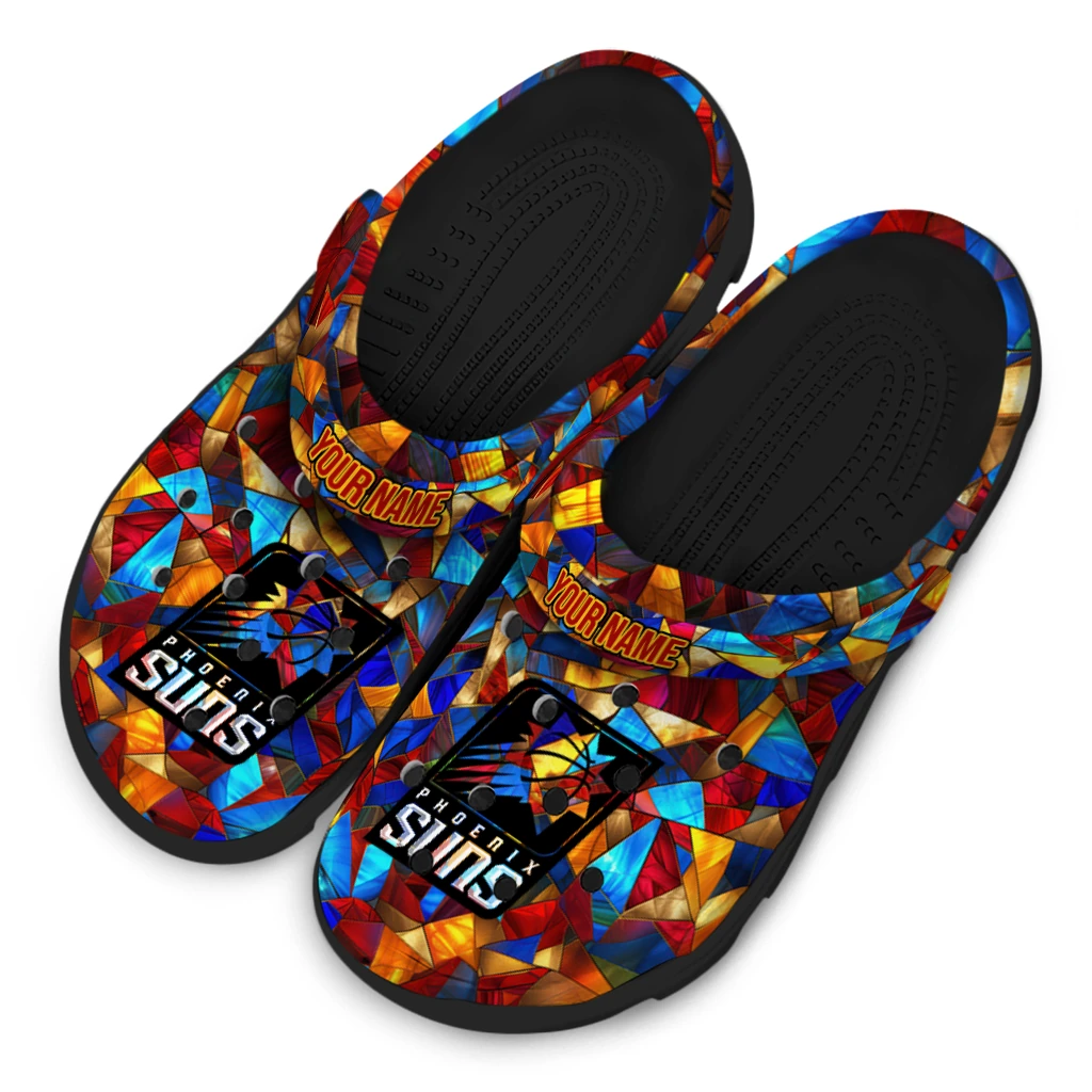 personalized phoenix suns prism pieces clogs latest model personalized phoenix suns prism pieces clogs latest model