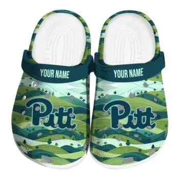 personalized pittsburgh panthers hills illustration clogs best selling