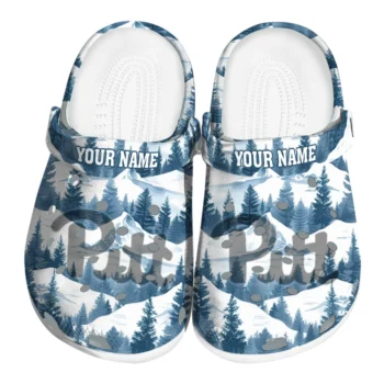 personalized pittsburgh panthers snowy mountains clogs best selling
