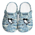 personalized pittsburgh penguins sea swirls clogs best selling