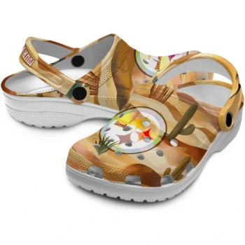 personalized pittsburgh steelers desert layers clogs high quality