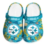 personalized pittsburgh steelers tropical fish ocean clogs best selling