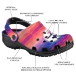 personalized pittsburgh steelers wavy stripes clogs best selling