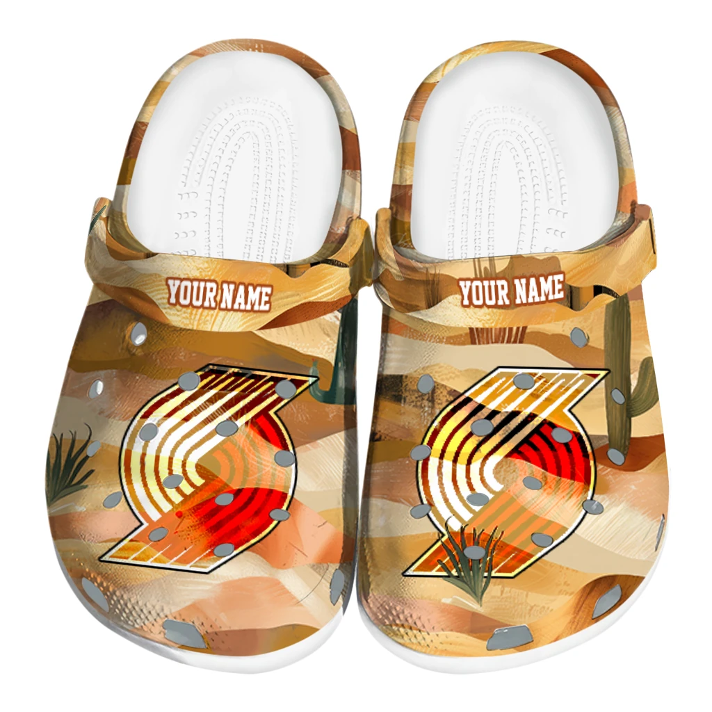 personalized portland trail blazers desert layers clogs best selling personalized portland trail blazers desert layers clogs best selling