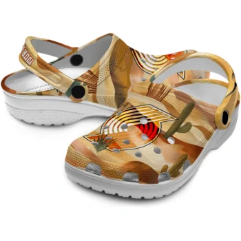 personalized portland trail blazers desert layers clogs high quality