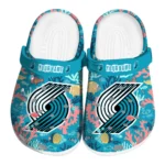 personalized portland trail blazers tropical fish ocean clogs best selling