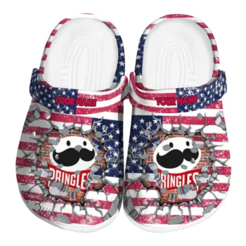 personalized pringles american flag red blue clogs best selling hey clogs