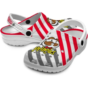 personalized pringles star strikes red gray clogs high quality hey clogs