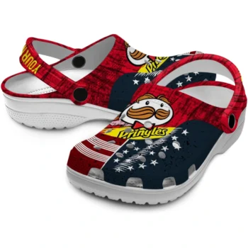 personalized pringles usa patterns red navy clogs high quality hey clogs