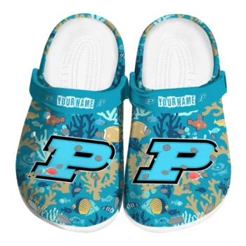 personalized purdue boilermakers tropical fish ocean clogs best selling