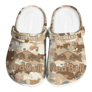 personalized red bull beige camouflage beige brown clogs best selling hey clogs