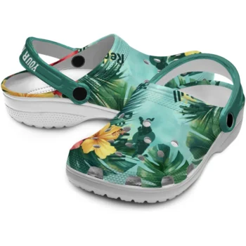 personalized red bull hawaii green red clogs high quality hey clogs