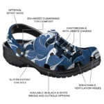 personalized rice owls wave flow clogs best selling