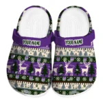 personalized sacramento kings christmas motif clogs best selling