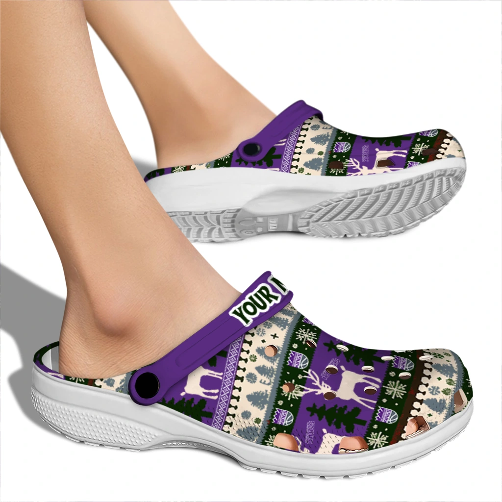 personalized sacramento kings christmas motif clogs fashion forward personalized sacramento kings christmas motif clogs fashion forward